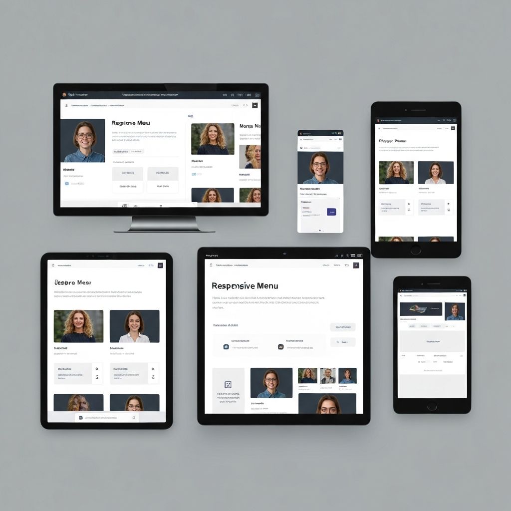 Responsive web application